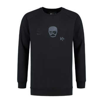 heren trui snow zwart_front